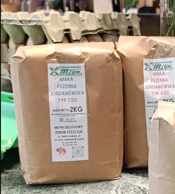 Mąka pszenna jordanowska typ 750 (2 kg)